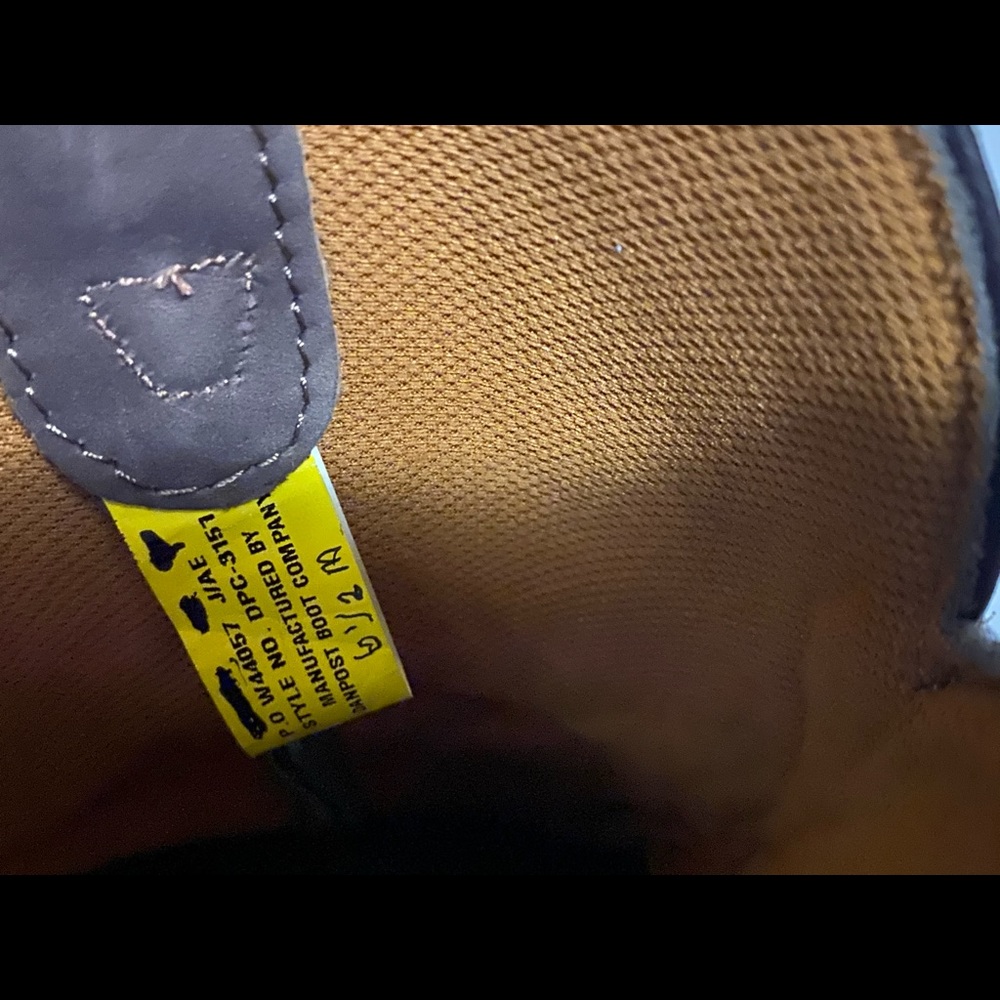 Dan Post Brown and Teal Embroidered Western Heeled Boots. - Picture 16 of 16